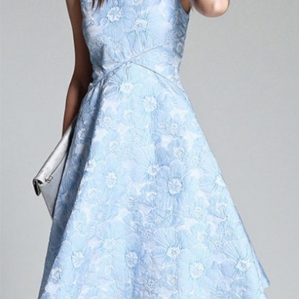 Queennana Casual Dress Summer Fall Light Blue Sleeveless women’s dress Mediun